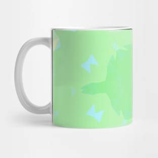 Kaleidoscope Of Greens and Pinks Mug